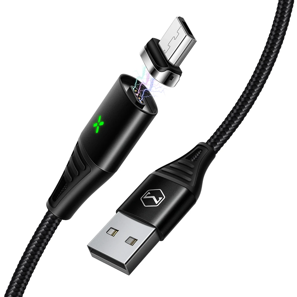 Micro Black Mcdodo Micro USB Магнитный кабель 3A Быстрая зарядка зарядное устройство провод для Samsung S7 Xiaomi Redmi Note 5 Pro планшет Android, телефон Micro - Цвет: Micro Black