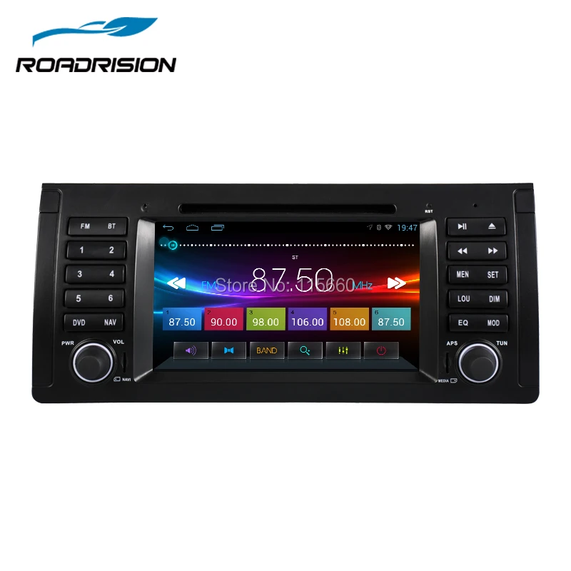RoadRision 7 &quotAndroid 6 0 Авто DVD GPS навигация для BMW E39/X5/M5/E38/E53 с Bluetooth RDS радио SWC USB SD wifi Canbus |