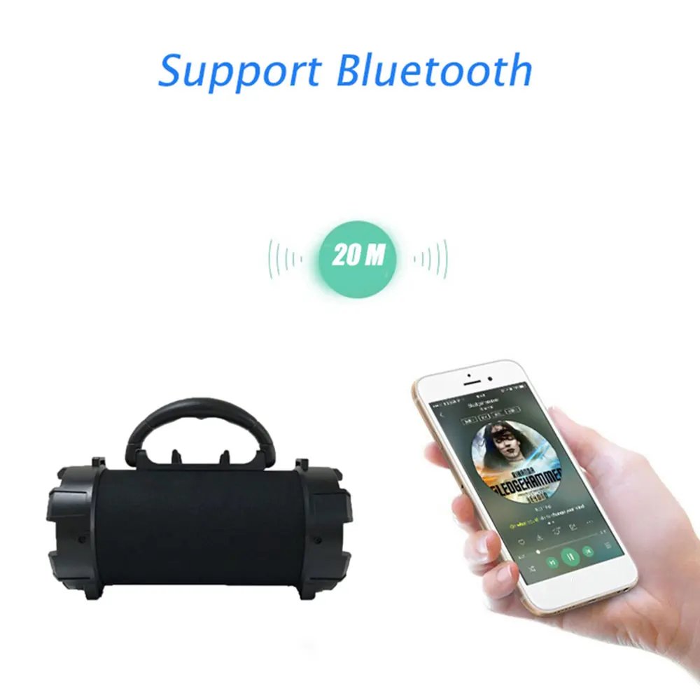 Портативный беспроводной bluetooth динамик громкоговоритель звуковая система 10 Вт
