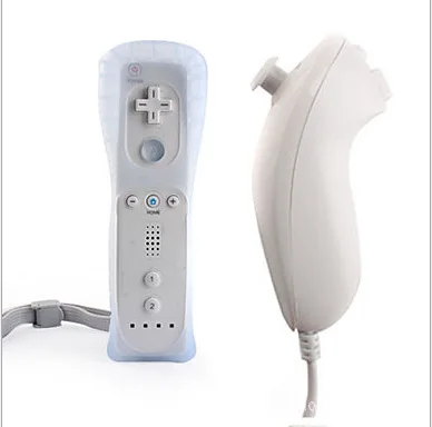 2 в 1 беспроводной пульт дистанционного управления + Nunchuk Встроенный Motion Plus для