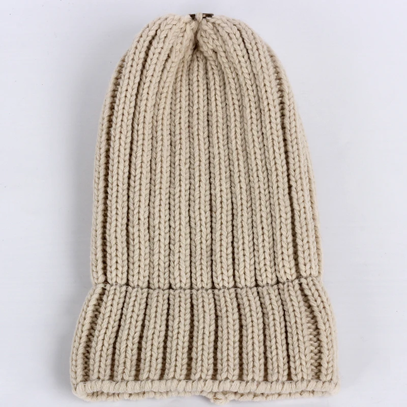 Winter new children's knitted cotton hats warm and comfortable girl real raccoon fur pompom Skullies boy ski caps Beanies thick |