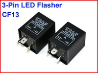 2pcs cf13 jl 02 led flasher 3 pin electronic relay module fix led smd turn signal light error flashing blinker 12v 0 02a to 20a