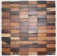 EHW1010 natural wood mosaic tile kitchen backsplash tile ancient wood mosaic wall and floor tiles rustic old ship wood panels