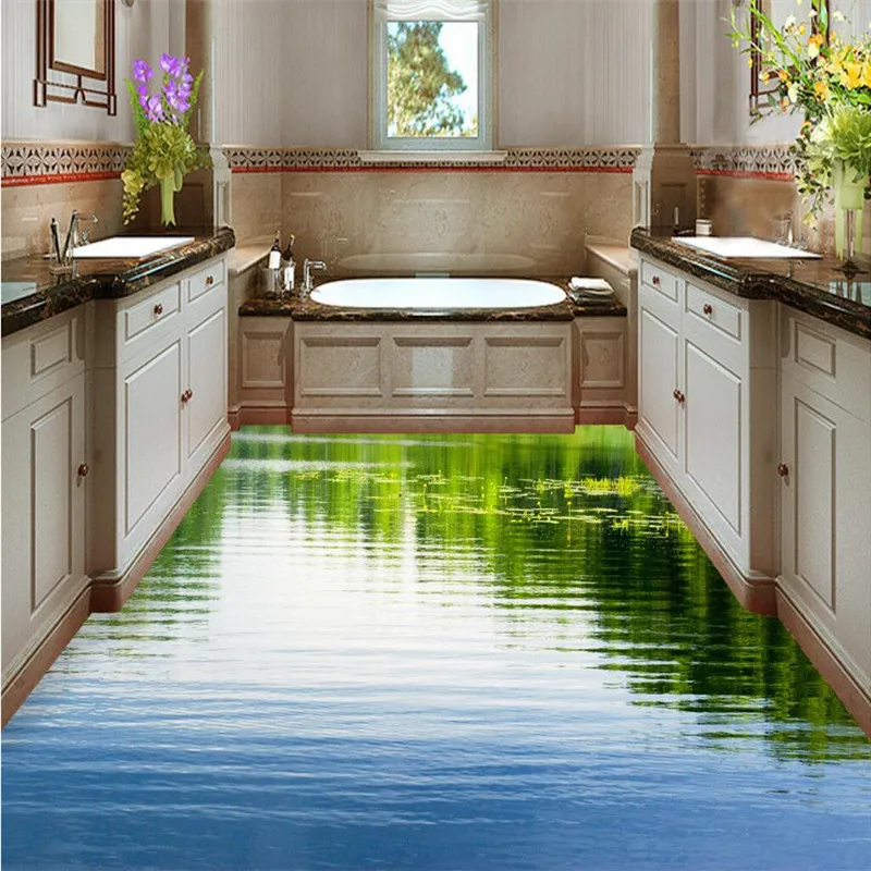 3D индивидуальные обои для пола ПВХ самоклеящиеся рисования пола|floor painting|floor