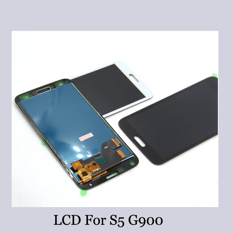 ЖК дисплей для Samsung Galaxy S5 G900F G900 сенсорный экран дигитайзер полная сборка запасные