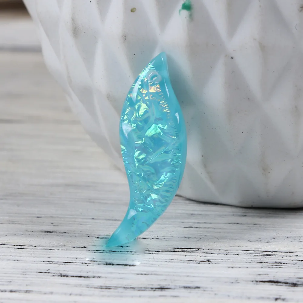 DoreenBeads полимерные АБ радужные цвета Aurora Borealis Подвески прямоугольные сердце
