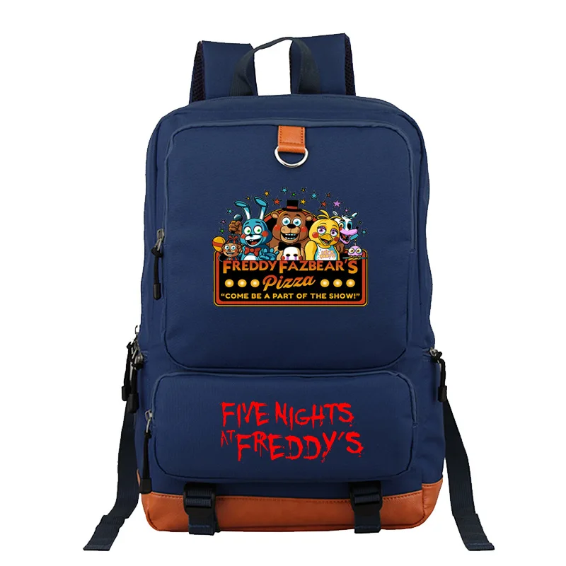 

Five Nights At Freddy's Backpack Freddy Foxy FNAF Anime Backpacks School Bag Laptop Shoulders Bag Rucksack Students Bookbag