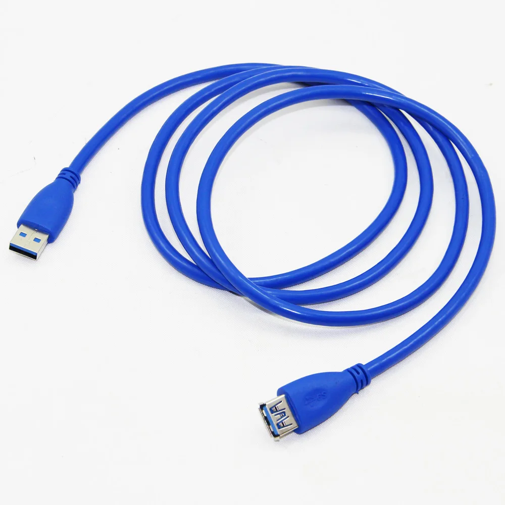 1 5 м футов USB 3 0 удлинитель Мужской и Женский M/F 9 + ядро двойное экранирование