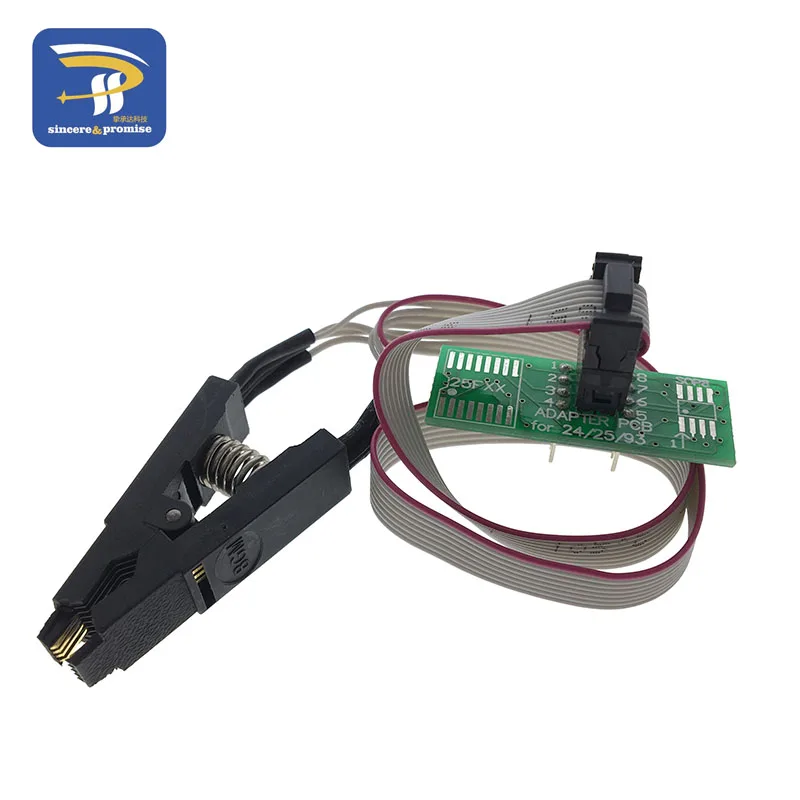 1 комплект SOIC8 SOP8 тестовый зажим для EEPROM 93CXX/25CXX/24CXX в цепи + адаптер на USB