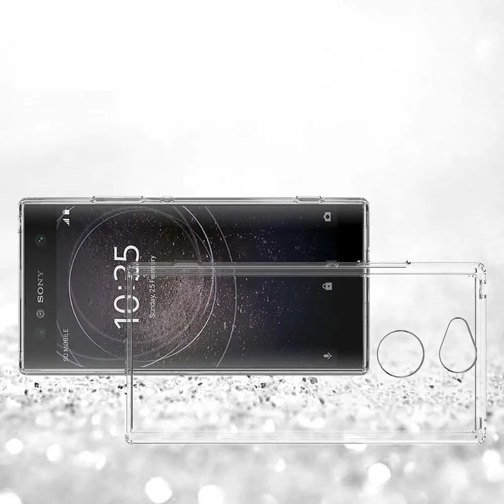 Тонкий прозрачный чехол с защитой от царапин для Sony Xperia XA2/XA2 противоударный