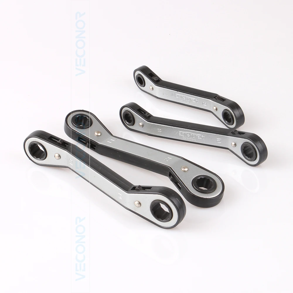 Набор двусторонних гаечных ключей с трещоткой 4 шт.|wrench spanner set|spanner setratchet ring wrench |