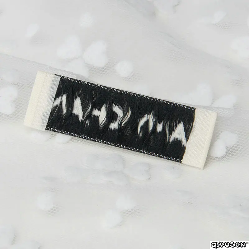 DH048 логотип на заказ брендовые тканые этикетки для одежды одежды|Этикетки одежды|