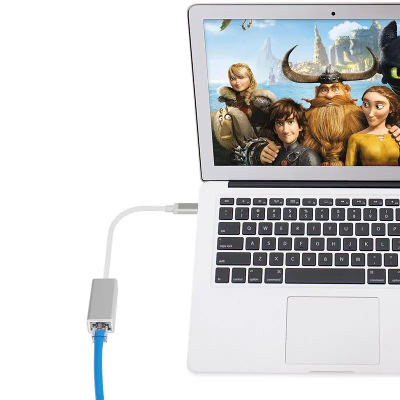 Usb type C сетевой адаптер Mac к Ethernet Gigabit LAN совместим с Windows OS Linux хром для Apple |