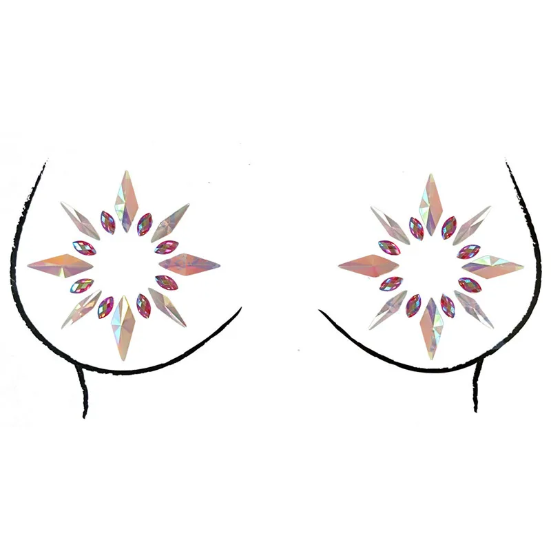FestivalQueen DIY брови лицо тела стикер для женщин Клей Кристалл Блеск Драгоценности фестиваль вечерние глаза кристалл наклейки с блестками