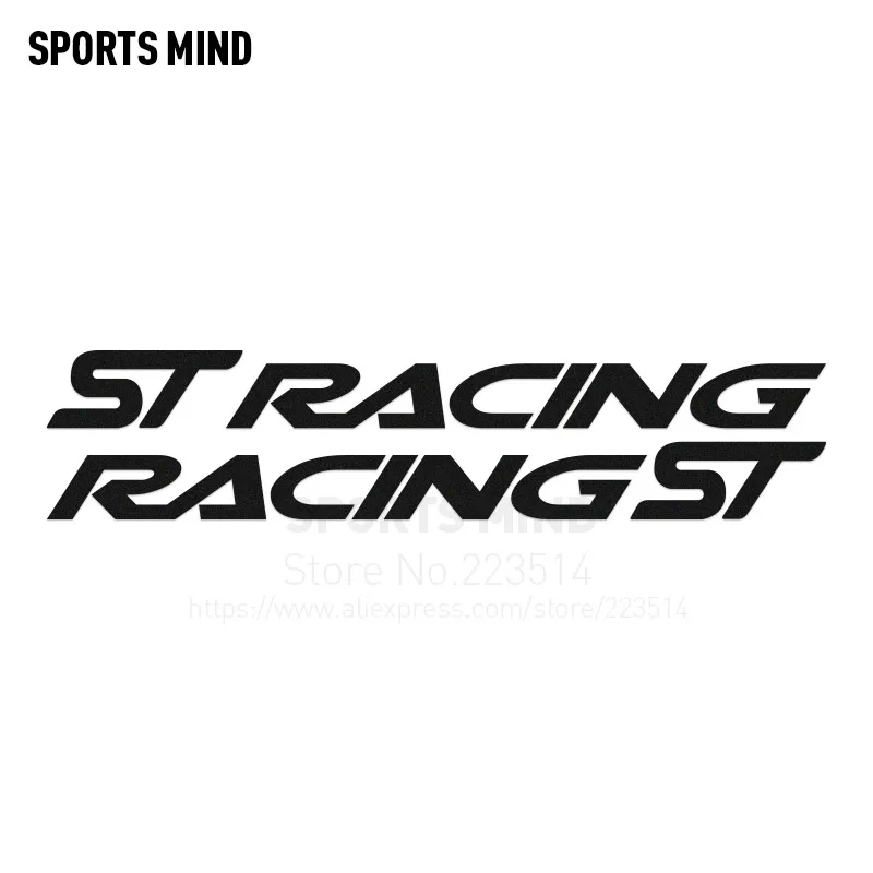 1 Pair SPORTS MIND ST RACING Car Body Stickers For Ford Focus BMW Honda Audi Mercedes Volkswagen Toyota Renault Accessories | Автомобили и