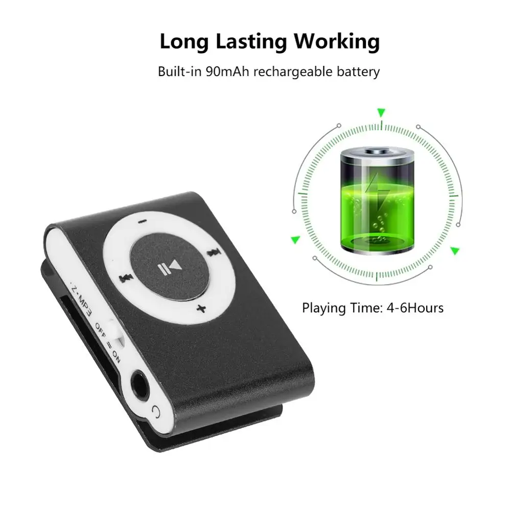 Портативный Спорт Мини наручные Mp3 плеер 1 ГБ/2 ГБ/4 ГБ/8 г без экрана браслет Mp3 плеера с микро-tf слот для карты(MP3 только