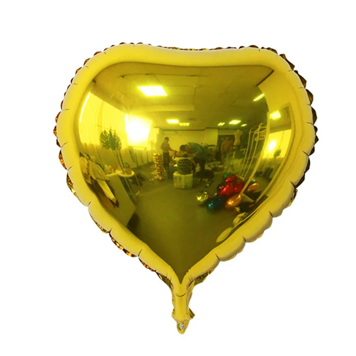 K1-S1-Heart Gold 5 шт. фольгированные воздушные шары в виде красного сердца Свадебные Воздушные шары из фольги в форме звезды воздушные шары в форме Луны гелиевые шары для свадьбы, дня рождения, украшения для детских воздушных шаров - Цвет: K1-S1-Heart Gold