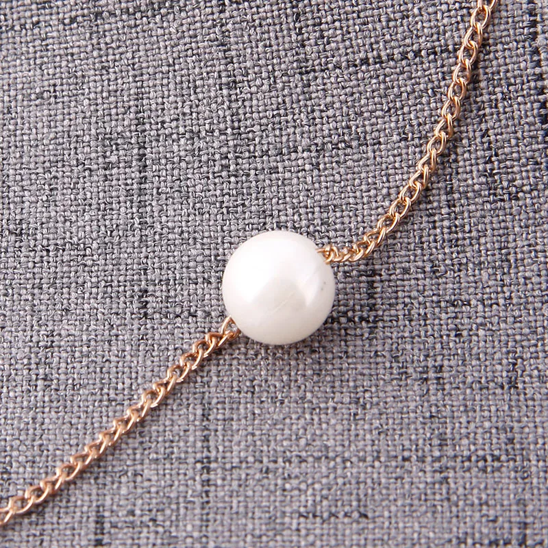 1 шт. кулон с жемчугом Колье Золотая цепь ожерелья Свадебные ювелирные изделия