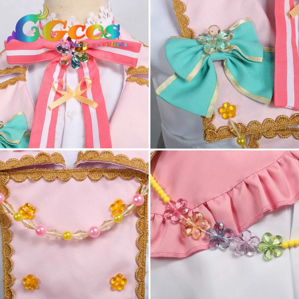 CGCOS Косплей Косплэй костюм Bang Dream Пастель * палитра 2nd один Ая Maruyama Аниме Костюмы с