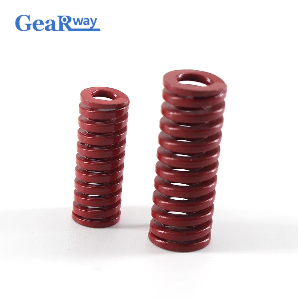 Удлиненная Красная пружина Gearway 38% коэффициент сжатия формы TM18x60/18x6 5/18x7 0/18x9 5/18x100