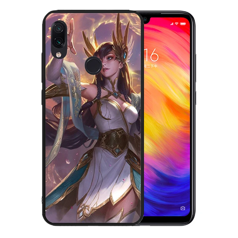 Тонкий Силиконовый ТПУ мягкий чехол для телефона черный силиконовый Xiaomi Redmi Note 7