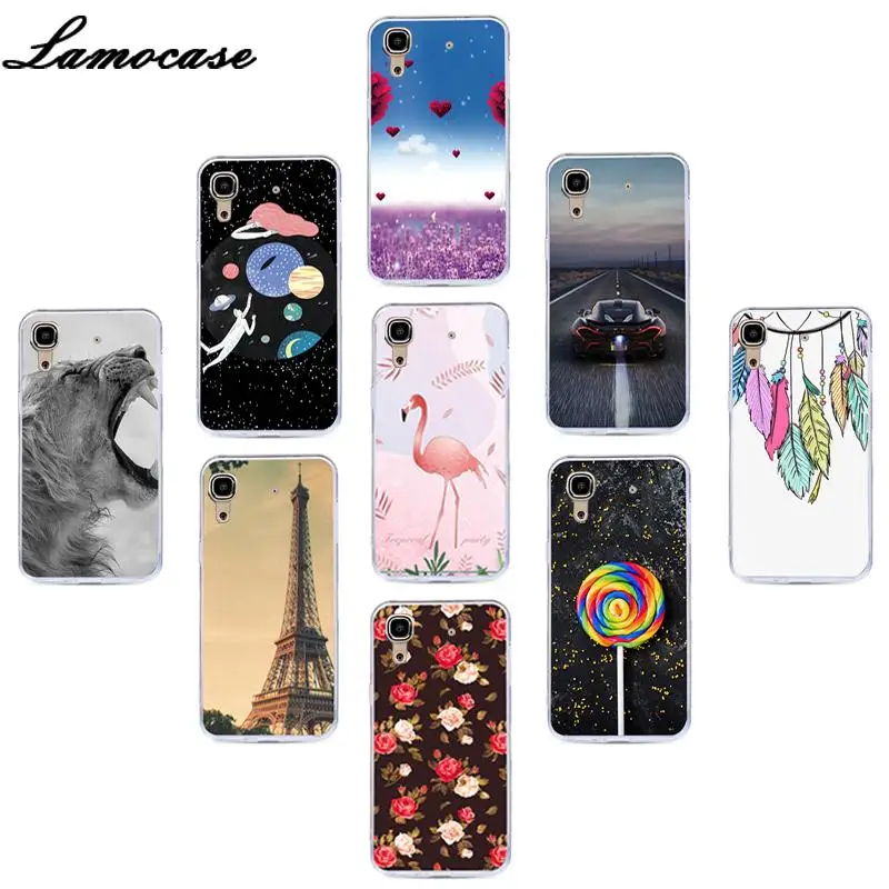 Lamocase чехол для телефона из мягкого силикона ТПУ с рисунком чехол для телефона для Huawei Honor 4A Y6 SCL-L01 SCL-L21 SCL-L04 с рисунками из мультфильмов, короткие узорчатые Симпатичные задняя крышка корпуса