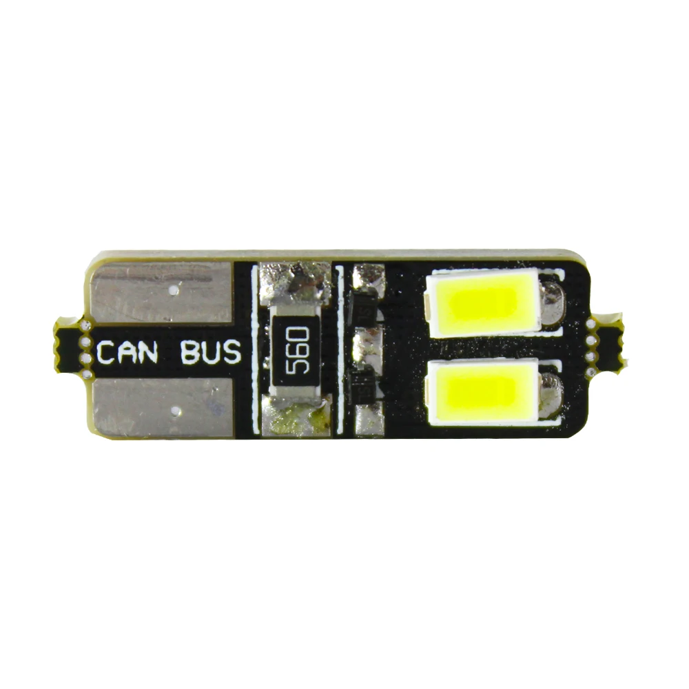 4 шт. белый Can bus без Ошибок T10 W5W 6 светодиодный кремниевые лампы 5050 SMD дальнего