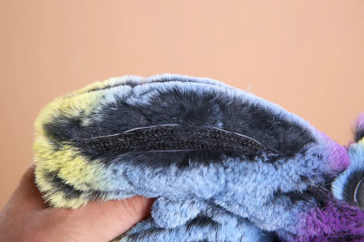 Новинка Женская Зимняя Шапка бини из натурального кроличьего и лисьего меха