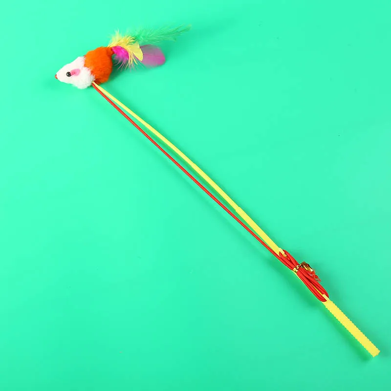 1 шт. искусственная мышь перо болтается Забавный звонок для котенок питомец игрушка игрушечная |Игрушки