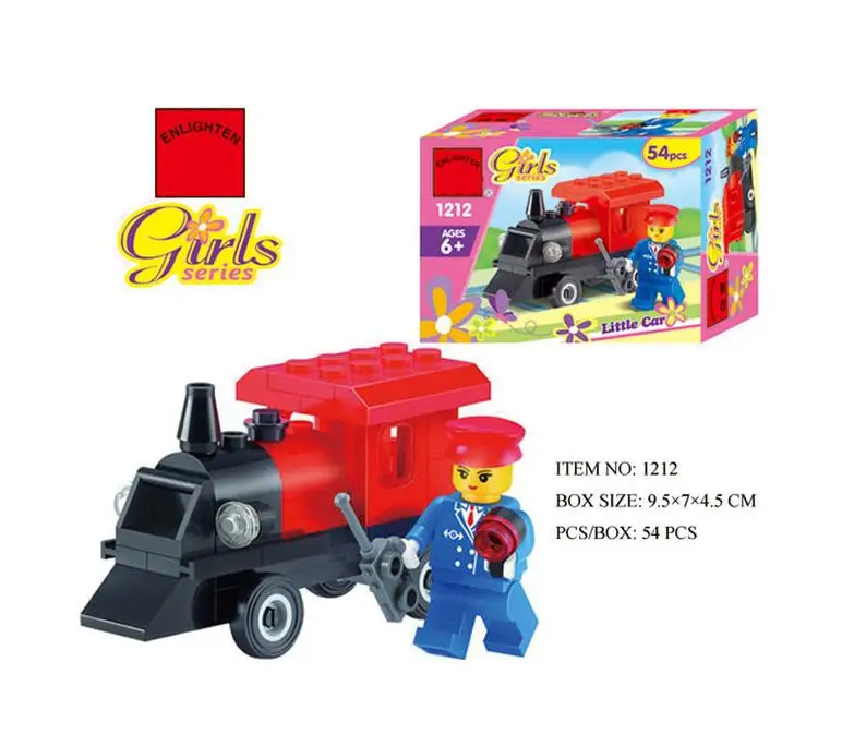 Enlighten модели Здание игрушка Совместимость с LEGO Лего Legos Конструктор E1212 54 блок