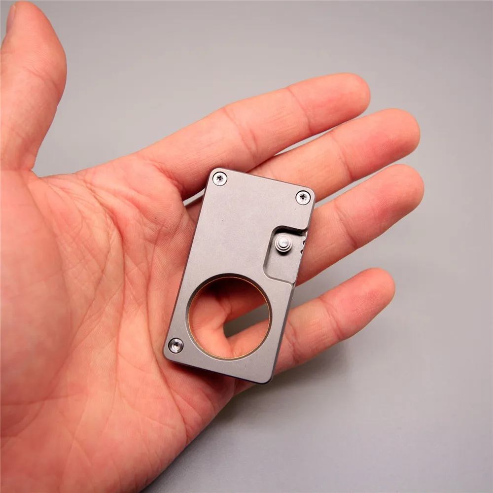 Открытый небольшой Titanium EDC карманный инструмент нескольких Кемпинг нож кольцо