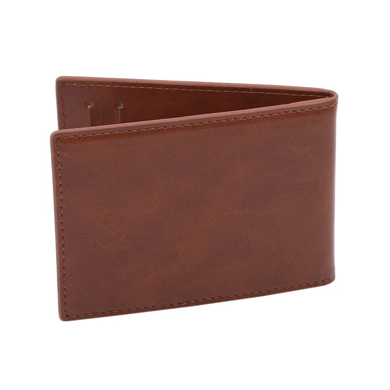 Модный минималистичный мужской кошелек винтажный кожаный портфель для мужчин