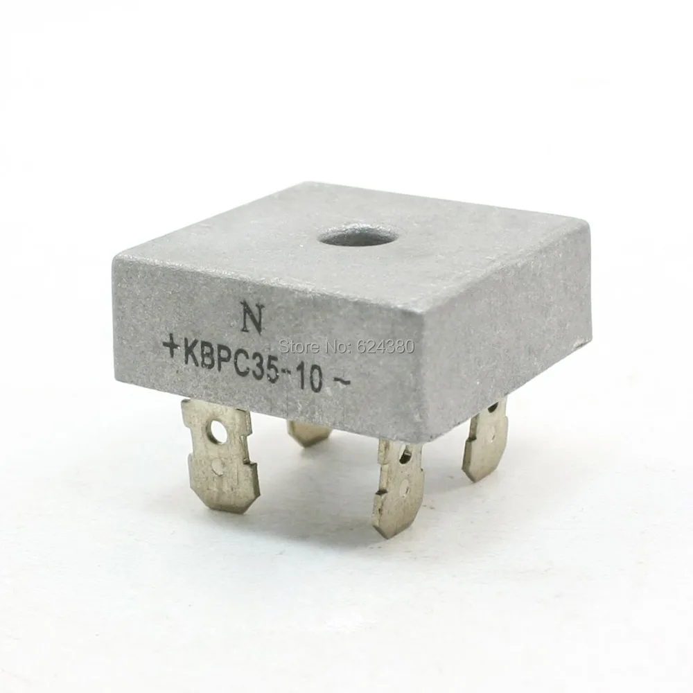 Металлический корпус с 4 штырьками для пайки однофазный диодный мостовой