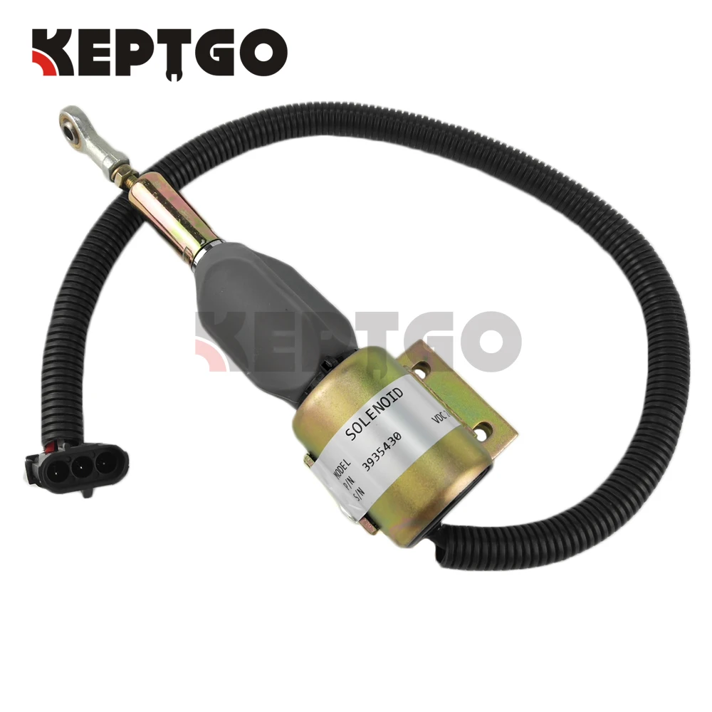 

Топливное отключение, стоп-электромагнит, Φ 24V для Cummins 6BT 5,9 3939703 SA-4755