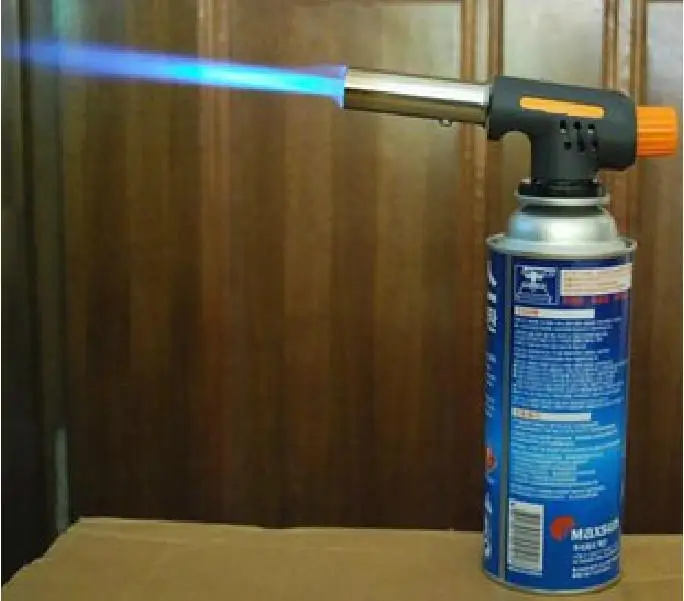 1pcs automatic adjustable high and low flame temperature electronic ignition Flamethrower for barbecue baking | Дом и сад