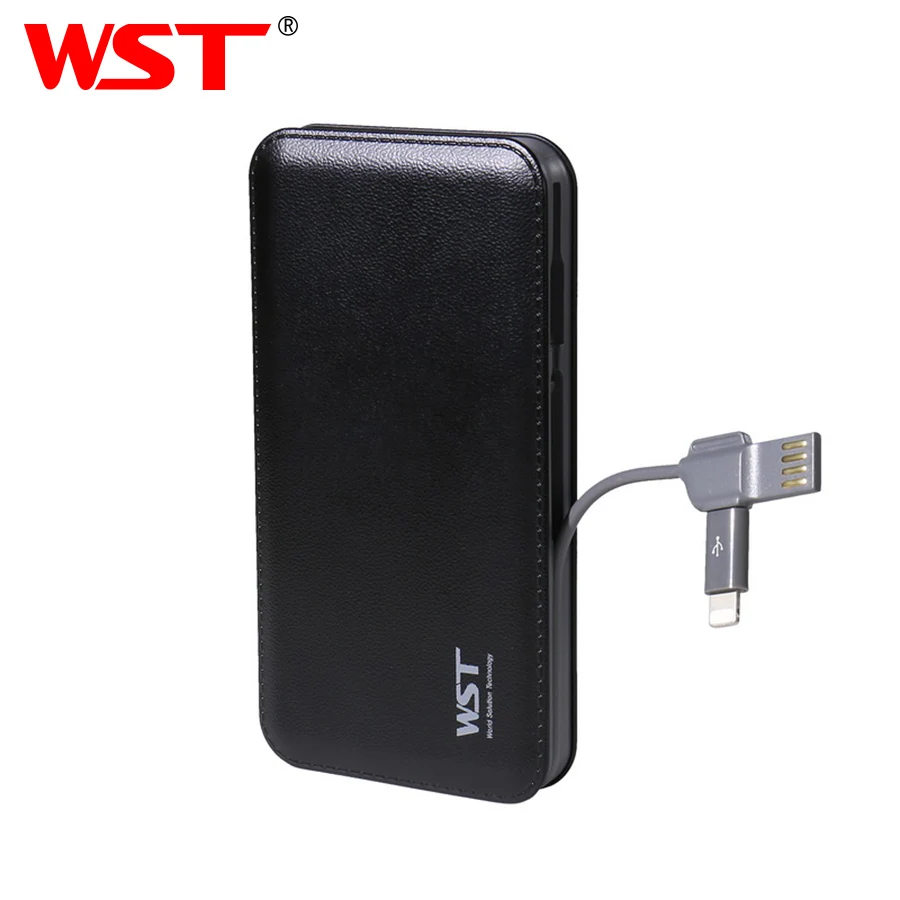 WST 12000 мАч портативный мобильный внешний аккумулятор для телефона iPhone Samsung