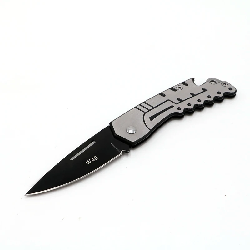 Спасательный нож, складное лезвие, перочинный нож, Самозащита, тактический инструмент для выживания на открытом воздухе, для кемпинга, на шпильке, заточенный, портативный, Mutli, перочинный нож - Цвет: 1pcs