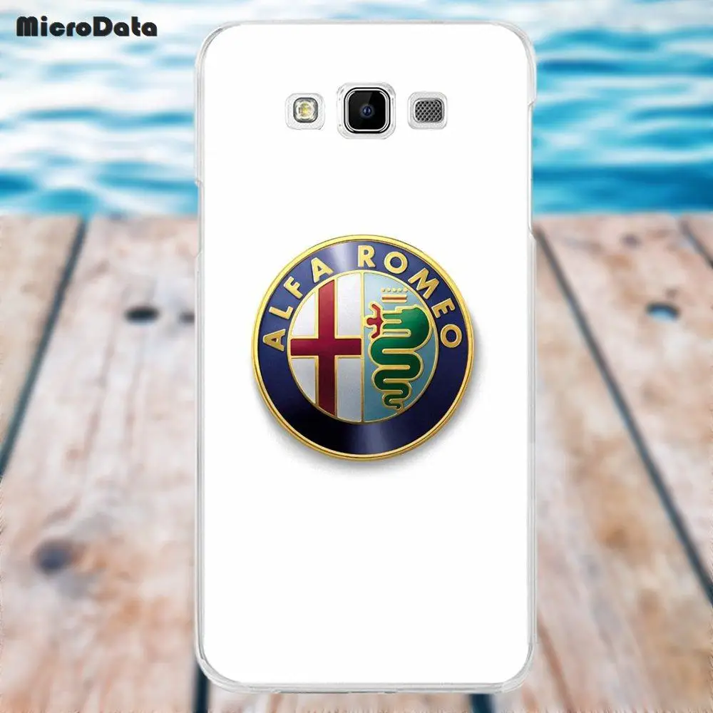 Логотип Supercar Alfa Romeo для samsung Galaxy A3 A5 A7 J1 J2 J3 J5 J7 из мягкого ТПУ стиль уникальный - Цвет: as picture
