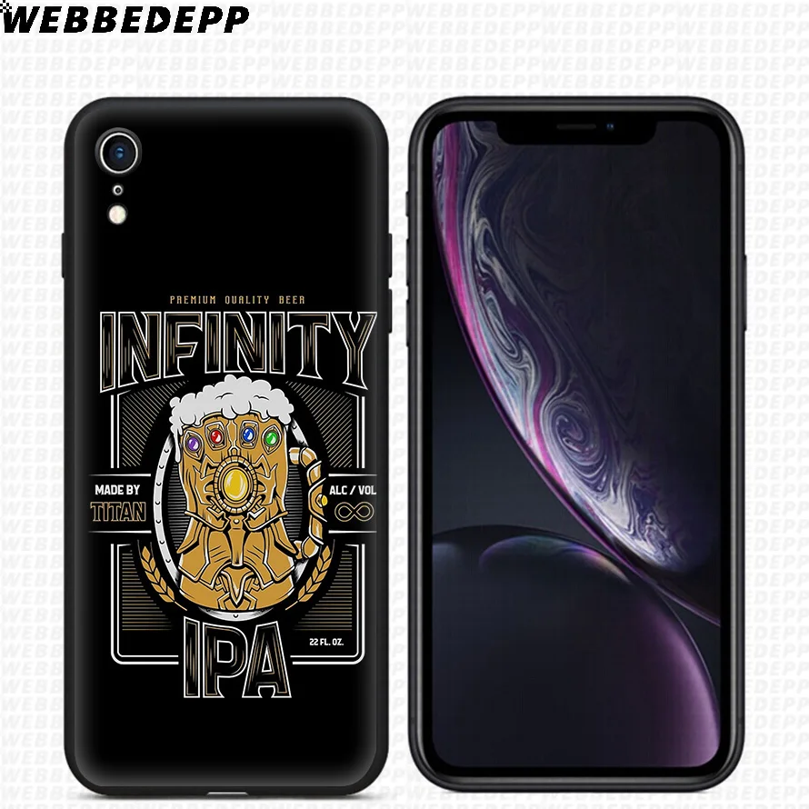 WEBBEDEPP Thanos Gloves Stormbreaker Soft Silicone Case for iPhone 11 Pro Xr Xs Max X or 10 8 7 6 6S Plus 5 5S SE |