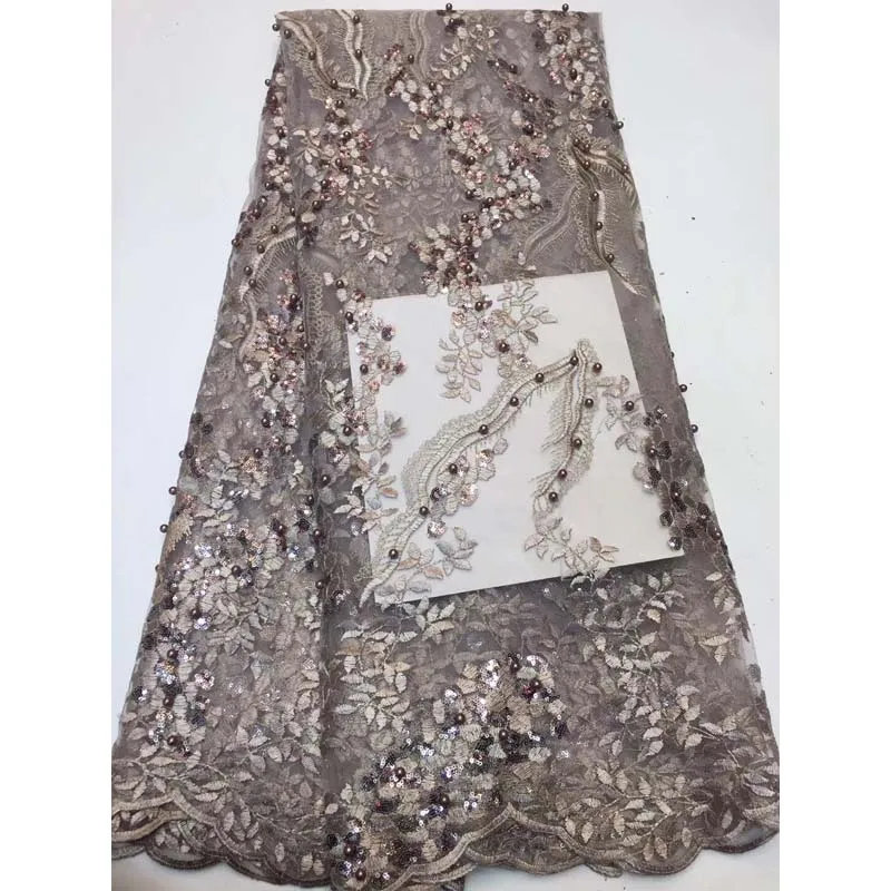 The latest African lace fabric embroidery French net tulle 0640 | Дом и сад