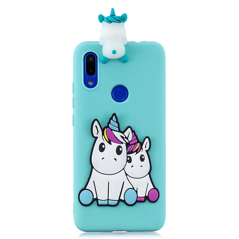 Чехол для Xiaomi Redmi Note 7 мягкий силиконовый чехол с 3D рисунком из мультфильма Fundas Note7