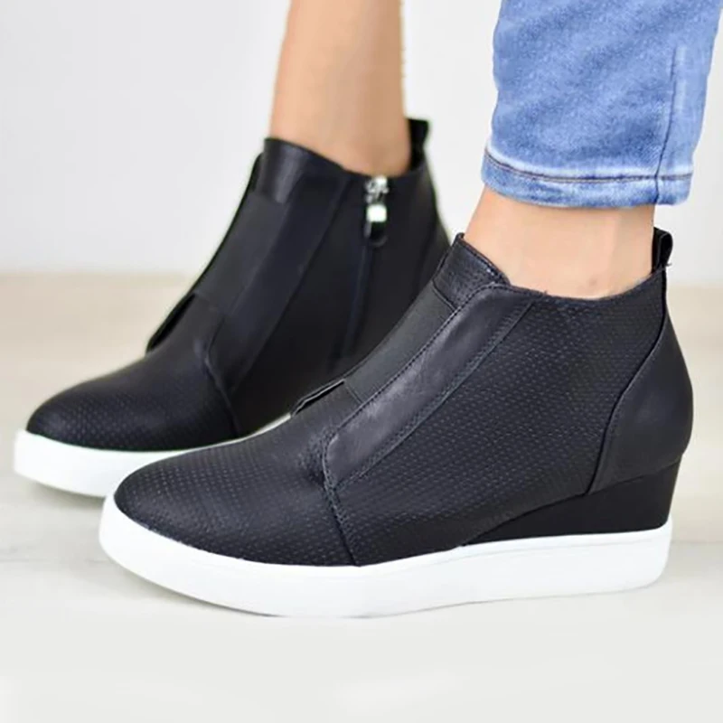 2018 г. Новые Модные женские осенние и зимние ботинки короткие сапоги на открытом