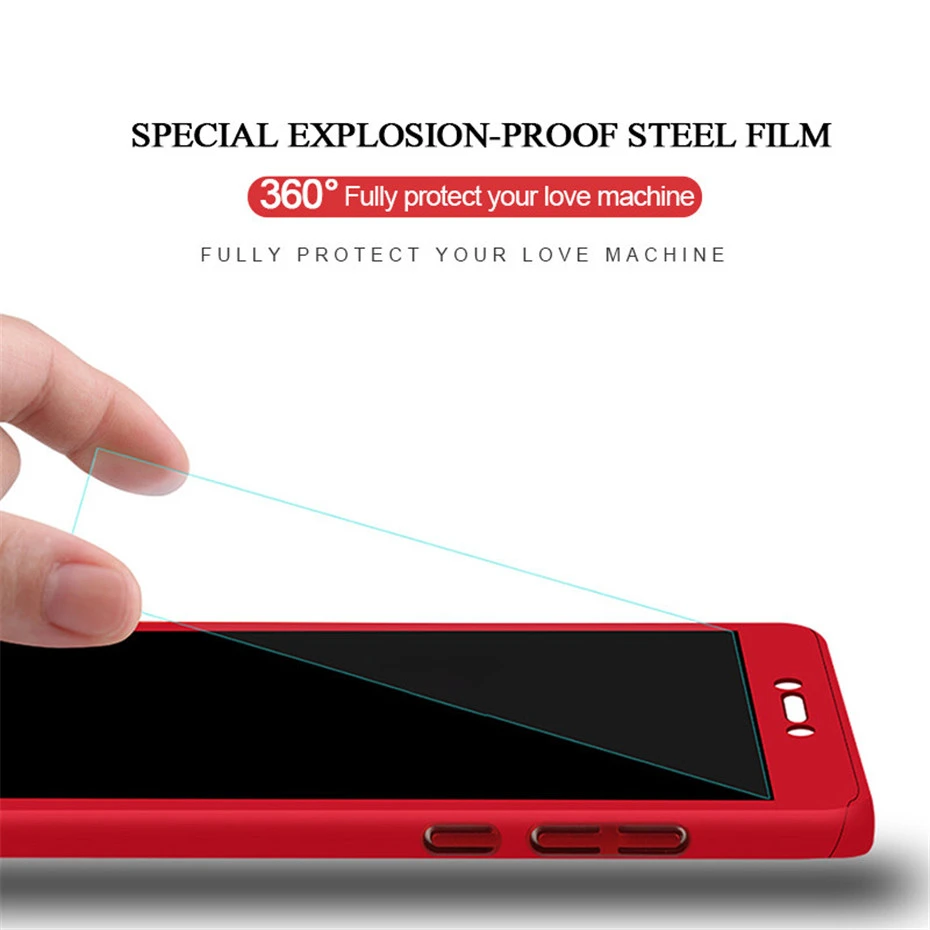 Чехол mousmi для Xiaomi Redmi Note 5 Pro 5A Prime Plus 360 полное покрытие жесткий чехол телефона