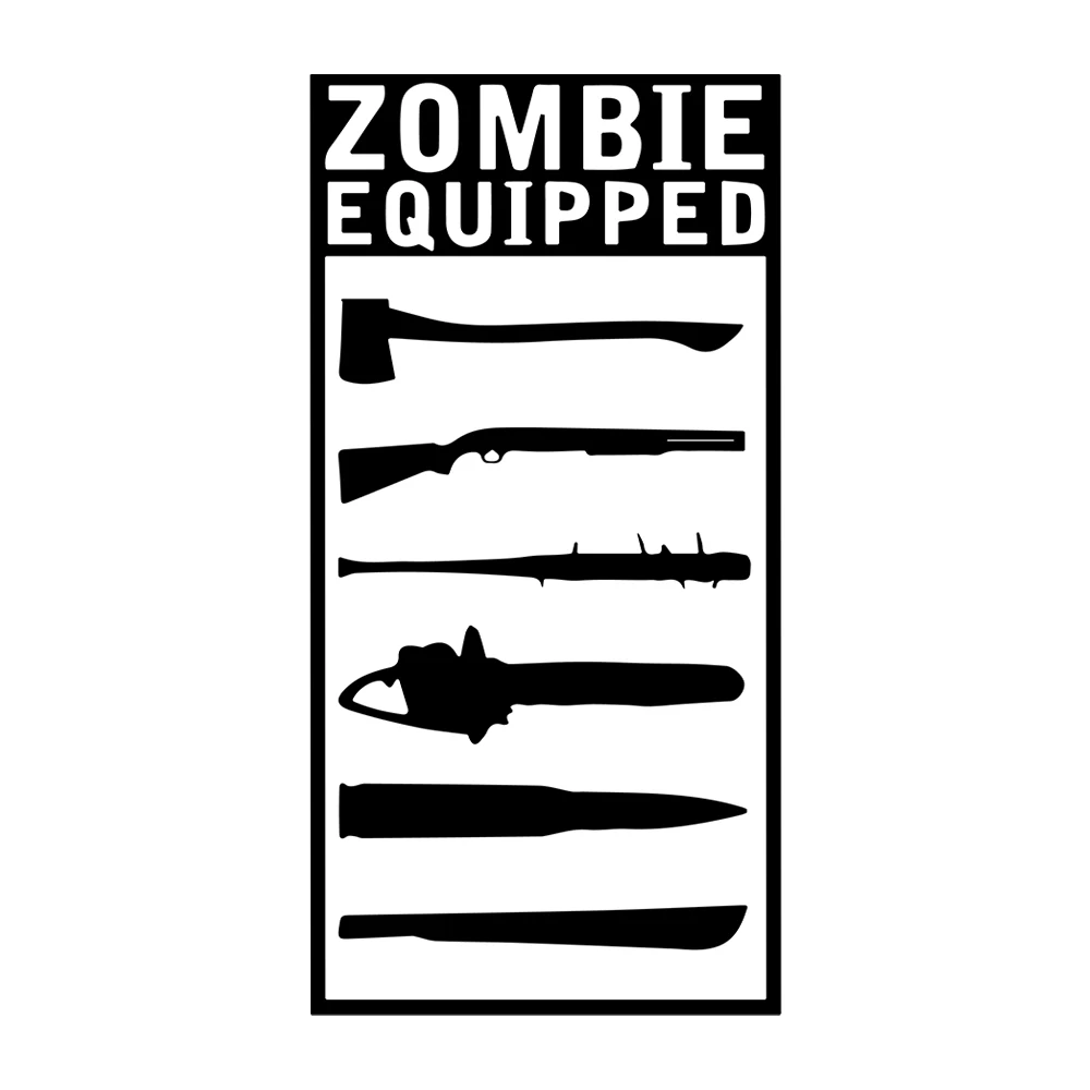 Rylybons Zombie оборудованные наклейки для автомобиля Стайлинг украшение дверь окно