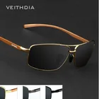Мужские солнцезащитные очки VEITHDIA, из алюминиево-магниевого сплава с поляризационными стеклами, 3 цвета, для вождения, 2458
