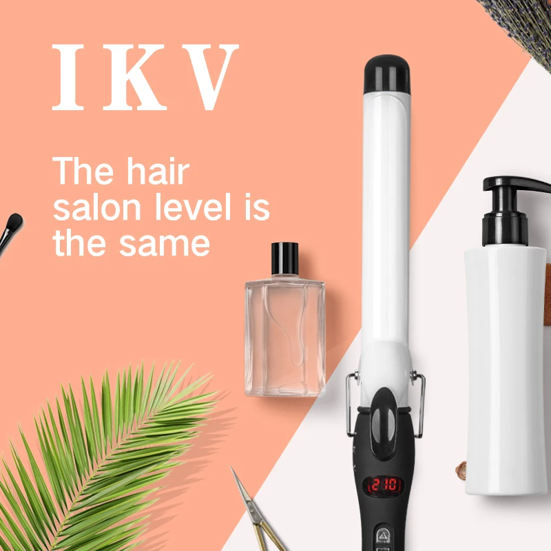 IKV Новое поступление профессиональные щипцы для завивки волос waver груша цветок