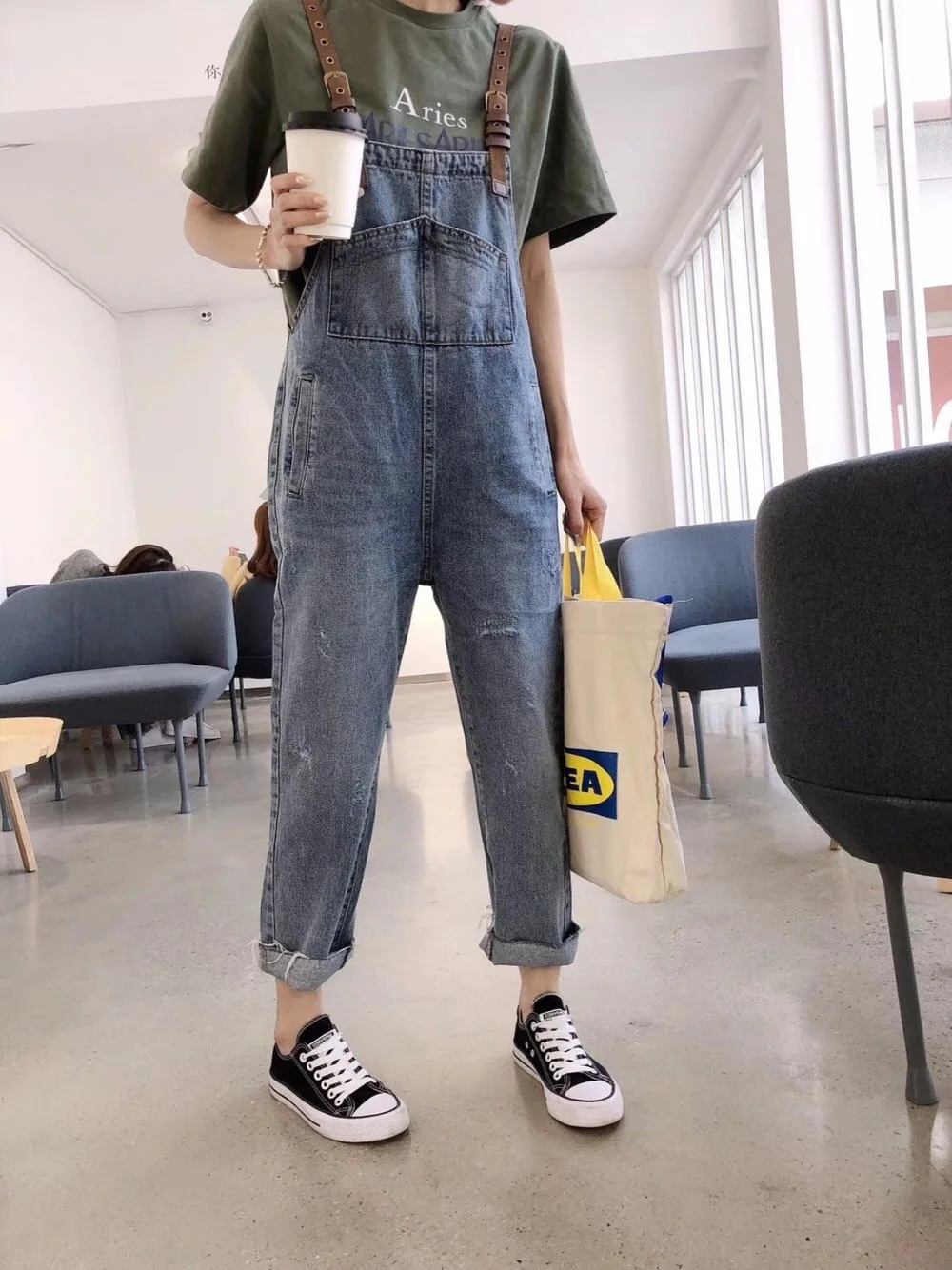S XL 2 цвета осень 2019 г. кожаный ремень Лоскутная Женская джинсовые костюмы