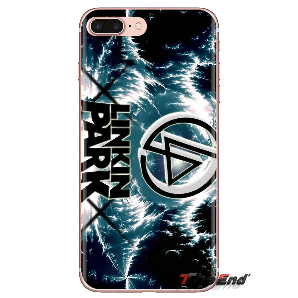Прозрачные чехлы из ТПУ с логотипом Linkin Park в стиле панк для Samsung Galaxy S3 S4 S5 Mini S6 S7 Edge