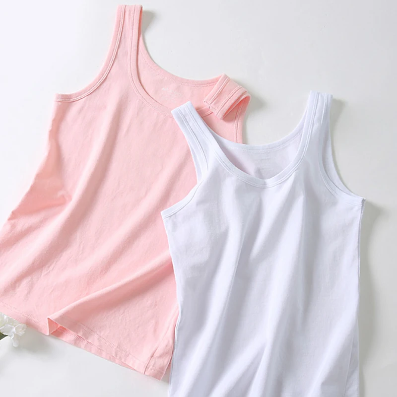 Женская майка из 100% хлопка тонкая дышащая для фитнеса и тренажерного зала лето