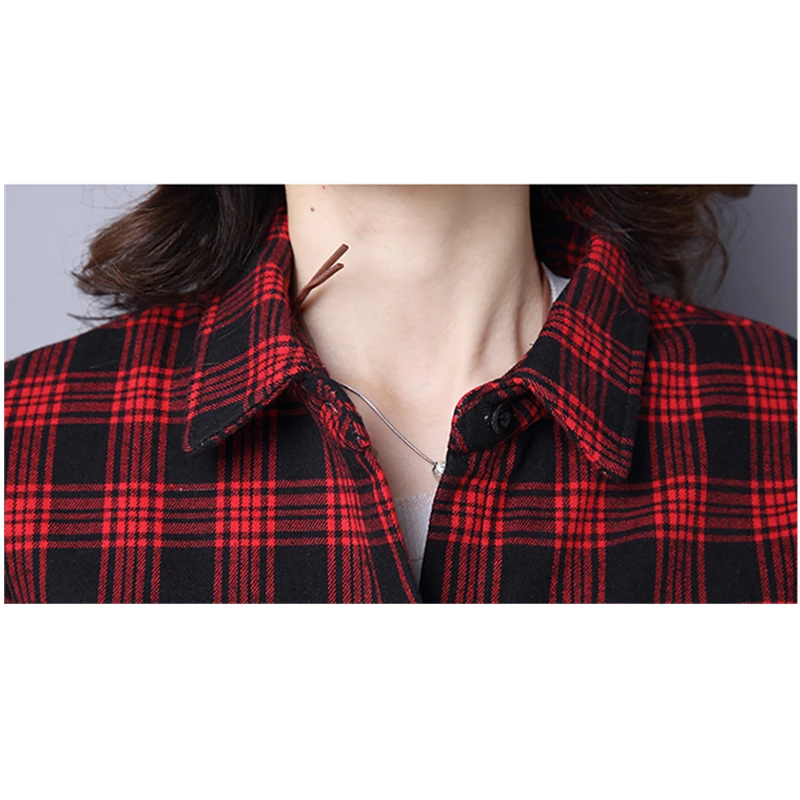 Женская длинная рубашка большого размера 2019 осень зима женские топы и блузки с